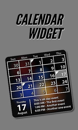 download Calendar widget apk